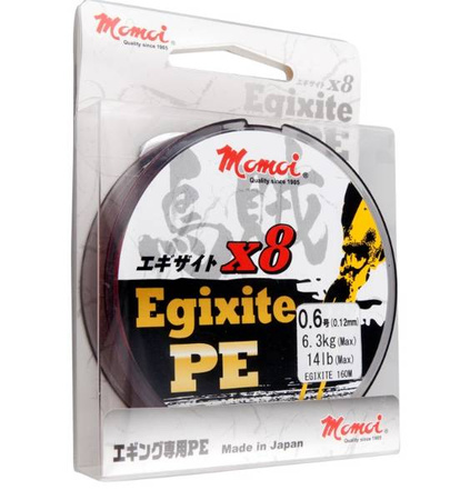 Plecionka MOMOI Egixite 135 m 0,10 mm/3,6 kg Szara    DRAGON JMO-49-03-010