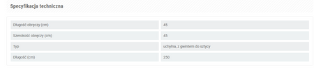 SIATKA OKRĄGŁA WINNER 250/45 KONGER 710001250