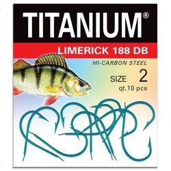 Haczyk Titanium LIMERICK (10 szt.), rozm. 2 Robinson 02-P-188DB-02