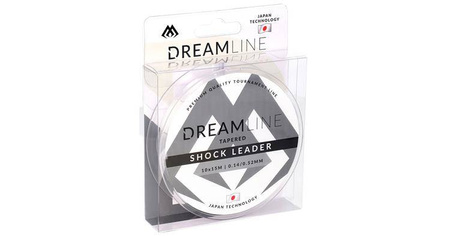 PRZYPON STRZAŁOWY DREAMLINE TAPERED SHOCK LEADER 0.14/0.52mm/10x15m - 1 szp. MIKADO