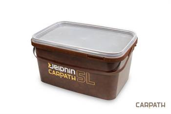 Prostokątne wiadro z pokrywką Delphin CARPATH 5l 5l Delphin (920000361)