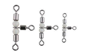 KRĘTLIK POTRÓJNY ROLKOWY Z KORALIKAMI - BN - rozm. 10*12 - op.5szt. MIKADO AMA-A3701-10-12