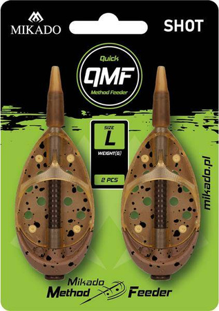 KOSZYCZEK - METHOD FEEDER SHOT Q.M.F. SYSTEM L - 30g - op.2szt. MIKADO AMFS-QMF-2L-30B