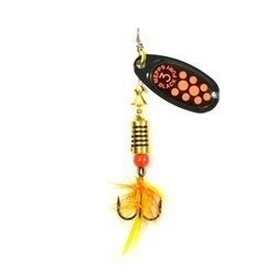 Błystka Mepps BLACK FURY MOUCHE czarny / czerwona mucha nr 3