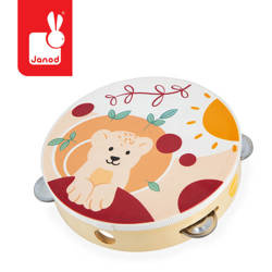 Drewniany tamburyn Sunshine 18m+, Janod