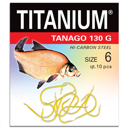 Haczyk TitaniumTANAGO (10 szt.), rozm. 6 Robinson 02-P-130G-06