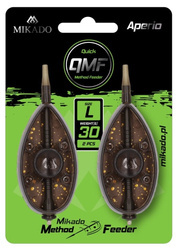 KOSZYKI, KOSZYCZEK METHOD FEEDER APERIO Q.M.F. SYSTEM L - 30g - op.2szt. MIKADO AMFA-QMF-2L-30B