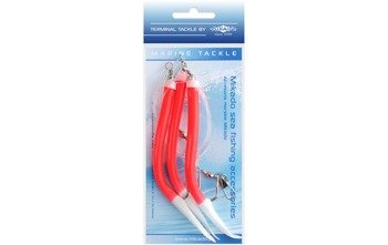 ZESTAW MORSKI - GUMMI MAKK RIG - hak 3x6/0 (RED) MIKADO LS-A220-04