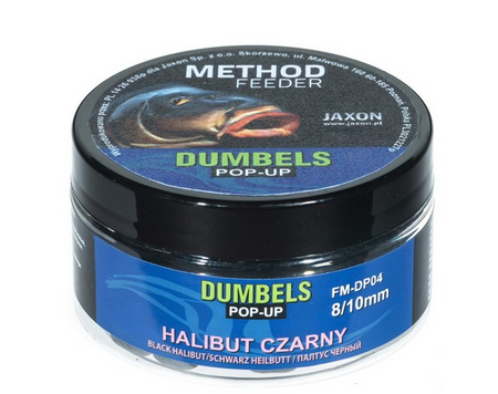 DUMBELS POP-UP METHOD FEEDER 8/10MM HALIBUT CZARNY 30G JAXON FM-DP04