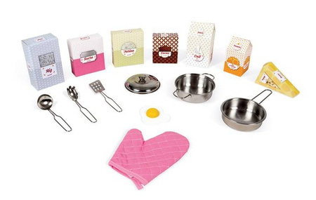 Kuchnia drewniana XL z dźwiękiem i 15 akcesoriami Macaron, Janod