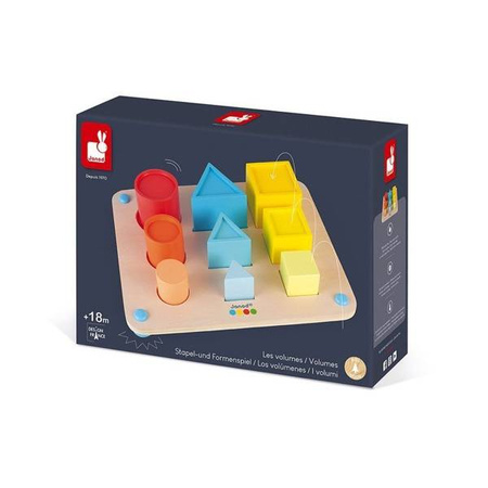 Drewniana układanka Objętości Essentiel, Janod