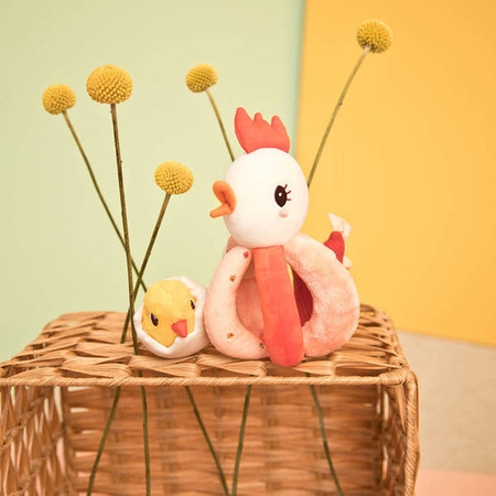 LILLIPUTIENS Grzechotka-chwytak Kokoszka Paulette 6 m+