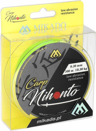 ŻYŁKA - NIHONTO CARP - 0.25mm/7.30kg/300m FLUO ŻÓŁTA - op.1szt. MIKADO ZNKF3-025