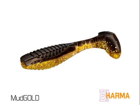 Sztuczna przynęta/guma Delphin KARMA UVs / 5szt 8cm/MudGOLD Delphin (101003839)