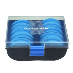 Pudełko VDE-Robinson na przypony z krążkami EVA (10szt) Robinson 67-A0-PP5
