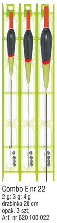 ZESTAW SPŁAWIKOWY COMBO E NR.22 OP.3SZT KONGER 620100022