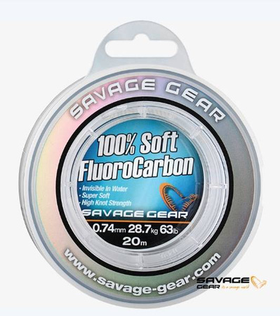 Savage Gear Soft Fluoro Carbon 0.17mm 50m 2.10kg 4.6lb (54847)