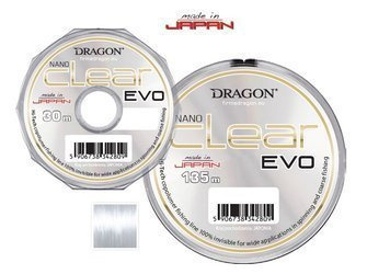 Żyłka  NanoCLEAR EVO / Made in Japan 30 m 0.22 mm/6.10 kg przeźroczysta    DRAGON PDF-32-44-022