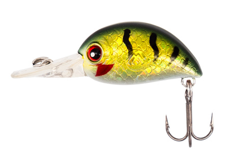 WOBLER SHIMMY DR - 30mm/3.3g/GREEN PERCH - PŁYWAJĄCY - op.1szt. MIKADO PWF-SHD-30F-GP
