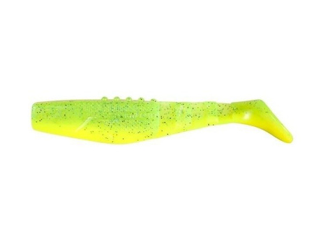 Ripper  Phantail PRO 3,5"/8,5cm 3szt./bag SUPER YELLOW/CHARTR. black/blue glitter     DRAGON CHE-PT35D-41-690