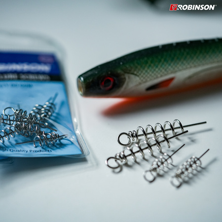 Wkrętka do przynęt gumowych 45mm, 10szt Robinson 84-WR-045