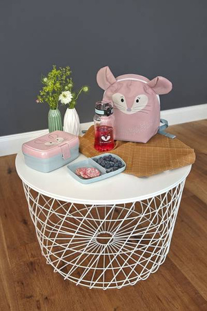 Lassig Zestaw na lunch Lunchbox + Tritanowa butelka - bidon 460 ml About Friends Szynszyla