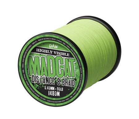 PLECIONKA SUMOWA MADCAT DISTANCE 8-BRAID 1480M / 90LB / 0.40MM DAM 65674