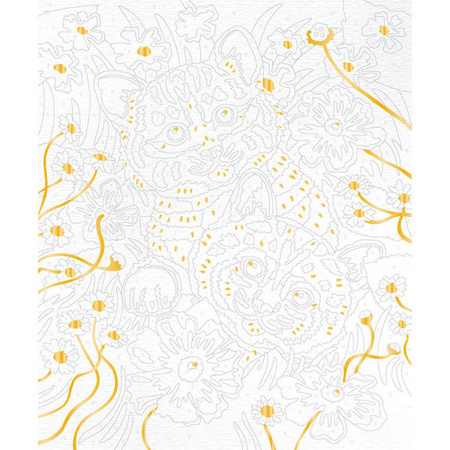 Zestaw kreatywny Malowanie po numerach Małe zwierzątka 2 obrazy 7+, Janod