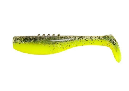 Ripper  Bandit PRO 2,5"/6cm 5szt./bag SUPER YELLOW/CLEAR black glitter     DRAGON CHE-BD25D-41-958