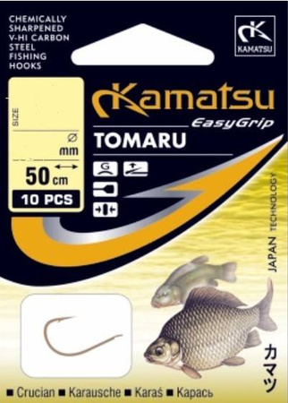 TOMARU HACZYKI Z PRZYPONEM NA KARASIA ROZMIAR 4 KAMATSU 520310104