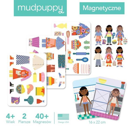 Mudpuppy Magnetyczne postacie Mogę zostać... szefową kuchni! 4+