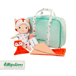 LILLIPUTIENS Lalka z zestawem podróżniczym z walizeczką i akcesoriami Alex 12 m+