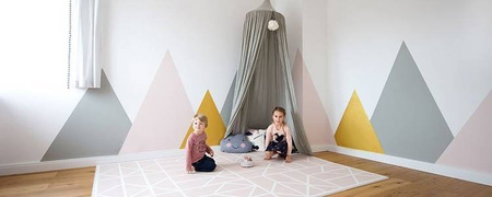 TODDLEKIND Mata do zabawy piankowa podłogowa Prettier Playmat Nordic Vintage Nude Pink