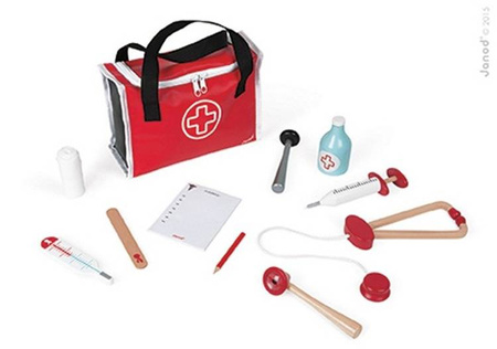 Zestaw lekarza z 10 akcesoriami, Janod