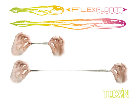 Sztuczna przynęta Delphin TOXIN UVs / 8 szt. 8cm / CANDY Delphin (101005576)