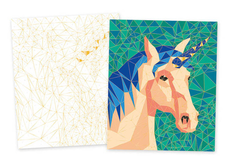 Zestaw kreatywny Malowanie po numerach Fantastyczne stworzenia 2 obrazy Misterix 7+, Janod