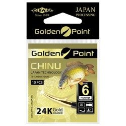 HACZYK KARPIOWY GOLDEN POINT - CHINU Nr  2 GB - torebka 10szt. MIKADO HG10024-2GB