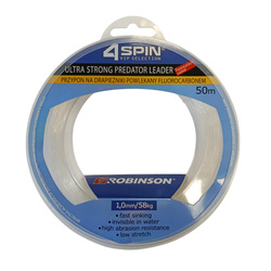 Przypon na drapieżniki powlekany fluorocarbonem 1,0mm, 50 m Robinson 55-PD-F10