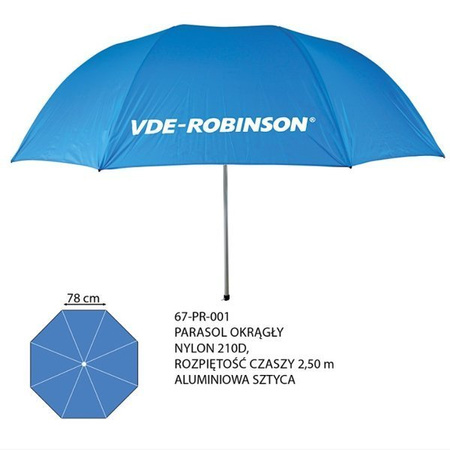 Parasol VDE-Robinson, 2,50m Van Den Eynde 67-PR-001