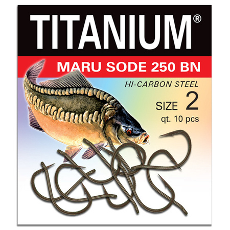 Haczyk Titanium MARU SODE (10 szt.), rozm. 2 Robinson 02-P-250BN-02