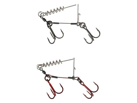 Dozbrojka Savage Gear Carbon49 Corkscrew Stinger 2x#2/0 31kg 2szt. (61763)