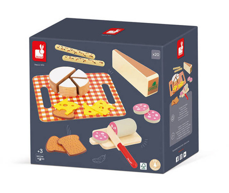 Zestaw Francuski aperitif deska serów i wędlin 3+, Janod