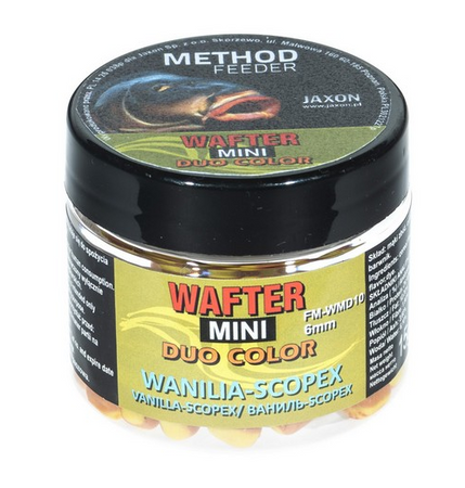 WAFTER DUO MINI METHOD FEEDER 6MM WANILIA/SCOPEX 15G JAXON FM-WMD10