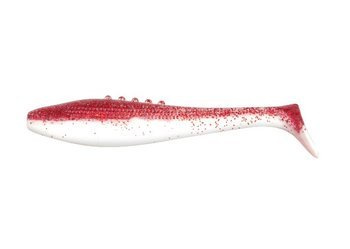 Ripper  Lunatic PRO - BLOOD SPLASH 4"/10cm 3szt./bag WHITE/CLEAR  red glitter    DRAGON CHE-LN40D-10-938
