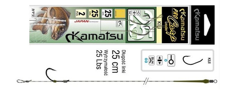 PRZYPON KARPIOWY PRO CARP KIJI 4BLN/25cm KAMATSU 501110304