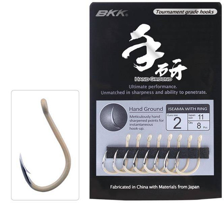 HACZYK BKK - ISEAMA WITH RING - HG Nr.2 LIGHT YELLOW - torebka 8szt.