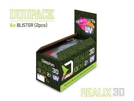 DuoPACK BOX Delphin Realix 3D / 6 x 2szt 13cm / Pike Delphin (101005626)