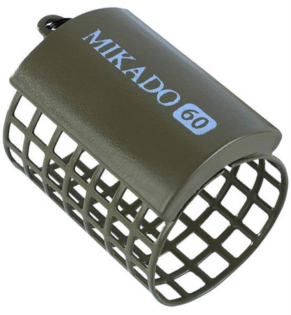 KOSZYCZEK ZANĘTOWY OKRĄGŁY (32x44) 40g - CIEMNA OLIWKA - op.10szt MIKADO AMKZ-03-40-CO