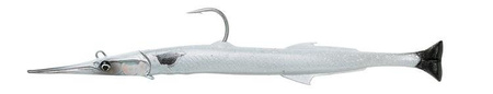 Savage Gear 3D Needlefish Pulsetail 2+1 30cm 105g Pearl White Silver (69712)