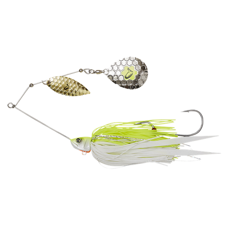 DA'BUSH SPINNERBAIT 14CM 21G SINKING YELLOW WHITE SILVER Savage Gear (72604)